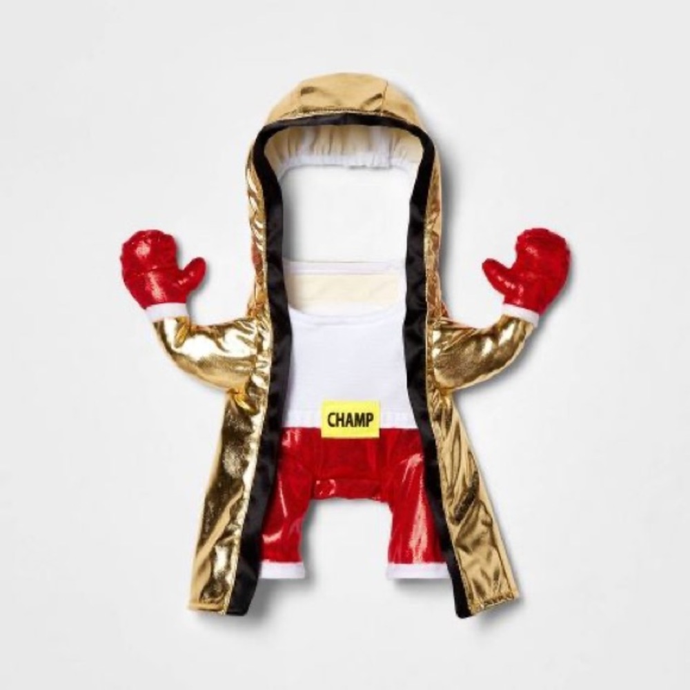 🎃 Halloween Pet Custom Boxer Champ Outfit for Dogs Hyde & EEK Boxer Outfit SMALL - Picture 5 of 12